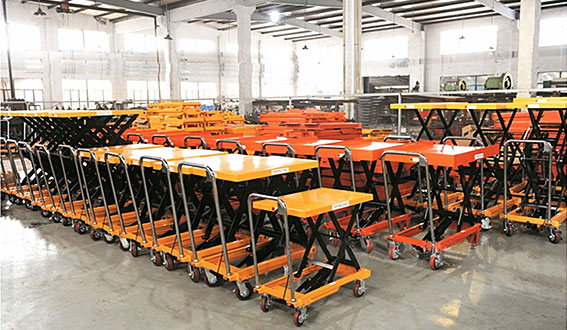 What are the advantages of the small lifting platform?